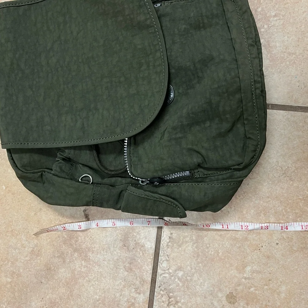 Kipling Green Backpack